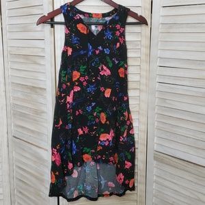 Floral, Bluejay, Butterfly High-low Dress